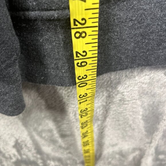 Burton Hoodie Mens Size XL Gray Purple Vertical Full-Zip Snowboard Cotton Y2K - Picture 12 of 12